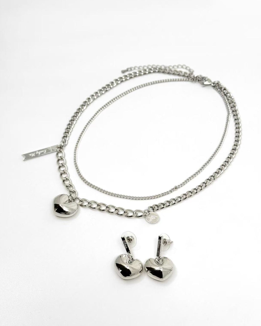 004. Bliss — 18K White Gold Plated Fortune Cookie Drop Earrings