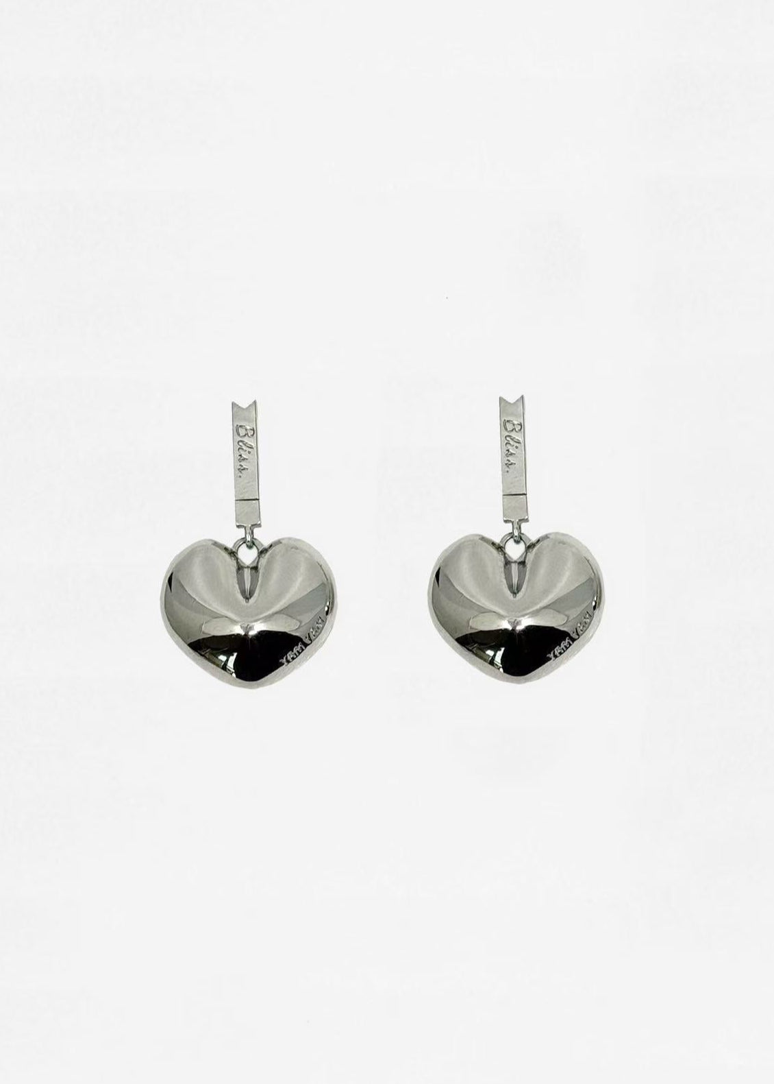 004. Bliss — 18K White Gold Plated Fortune Cookie Drop Earrings