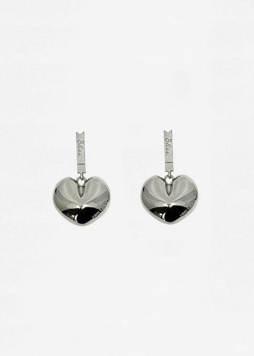 004. Bliss — 18K White Gold Plated Fortune Cookie Drop Earrings
